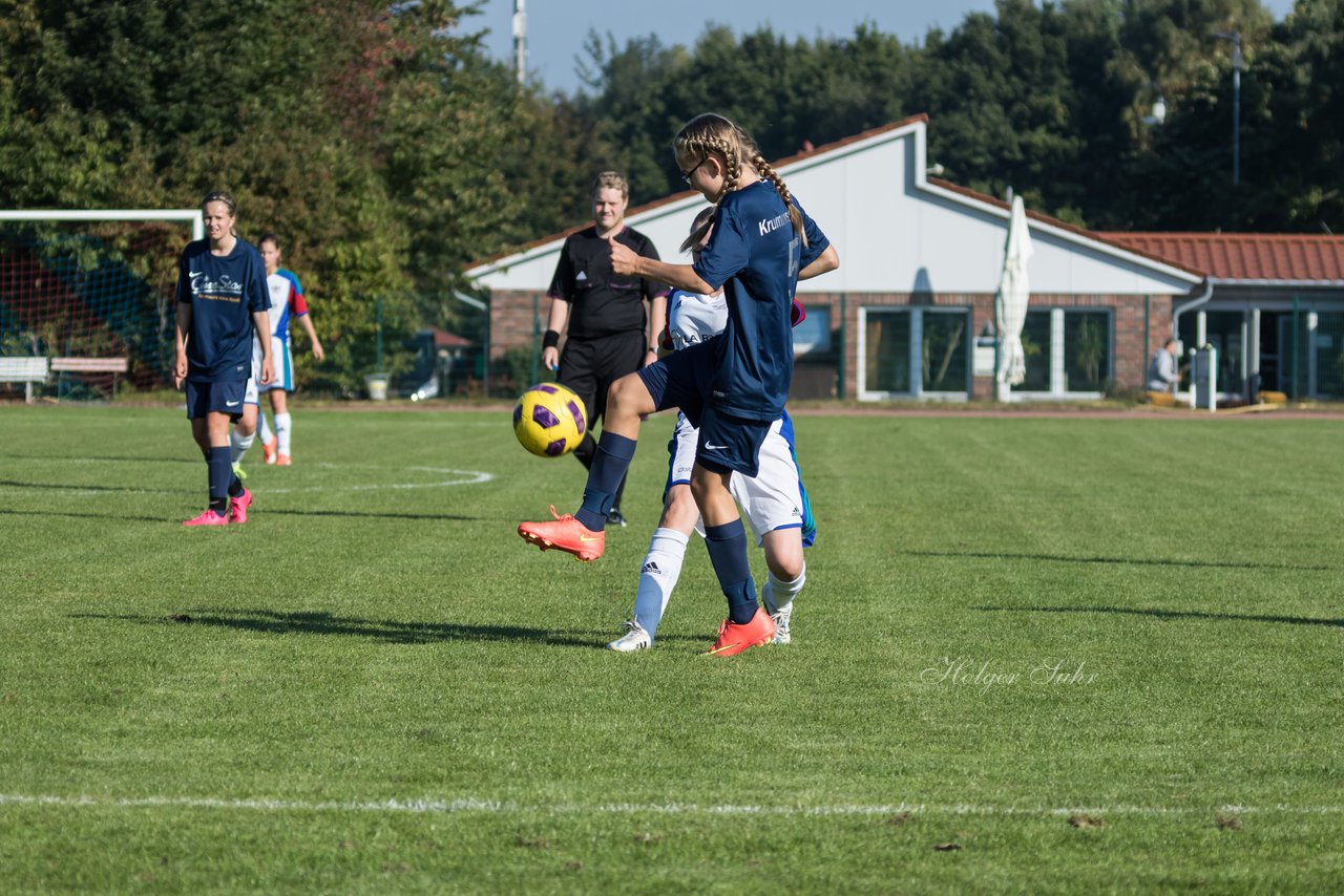 Bild 373 - B-Juniorinnen Krummesser SV - SV Henstedt Ulzburg : Ergebnis: 0:3